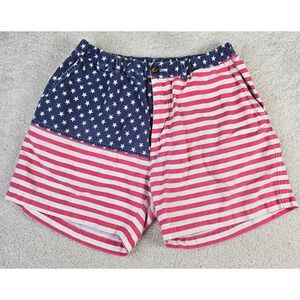 Men's Chubbies American Flag Stars and Stripes Patriotic Shorts Medium‎